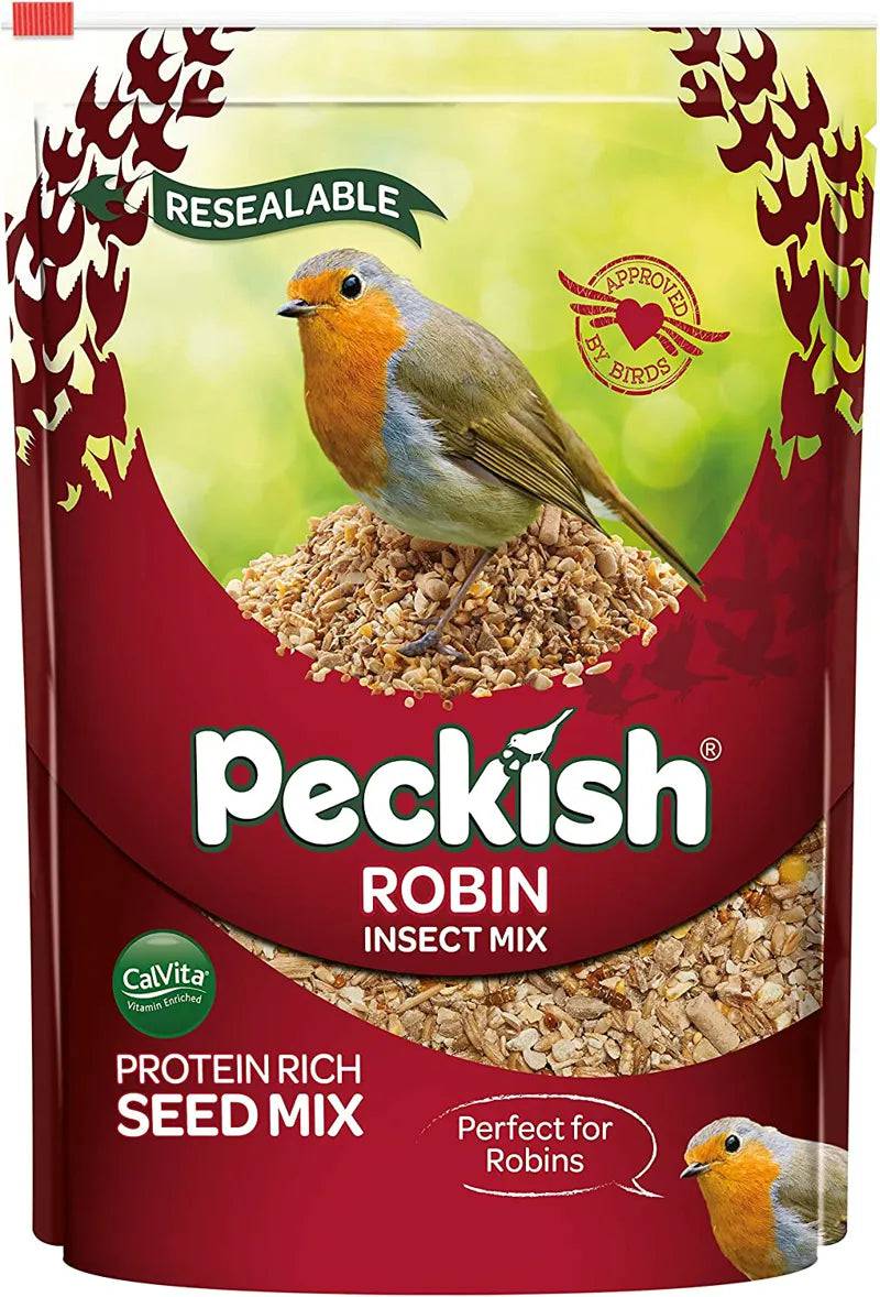 PK Robin Seed & Insect Mix 1Kg - Mill Race Garden Centre