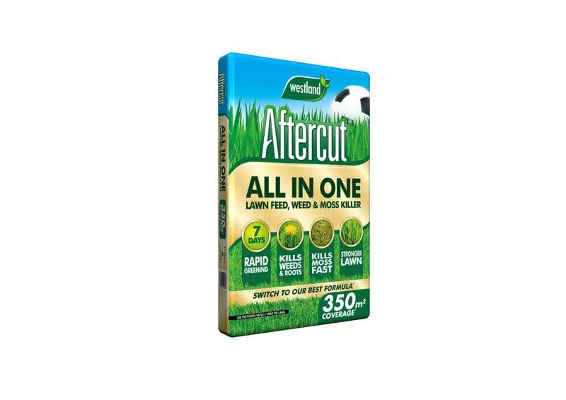 Westland Aftercut All In One Lawn Feed Weed and Moss Killer 350m2