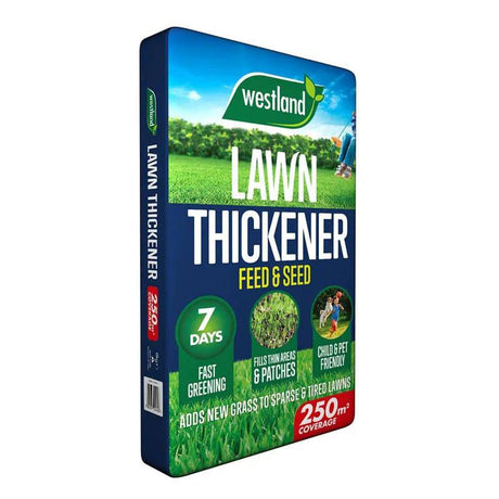 Westland Lawn Thickener Feed and Seed 250m2 Bag - Mill Race Garden Centre