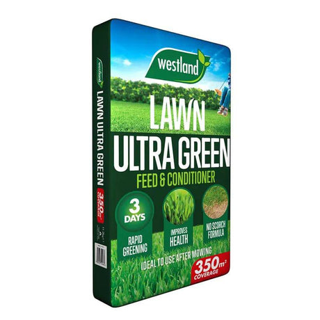 Westland Lawn Ultra Green Feed and Conditioner 350m2 Bag - Mill Race Garden Centre