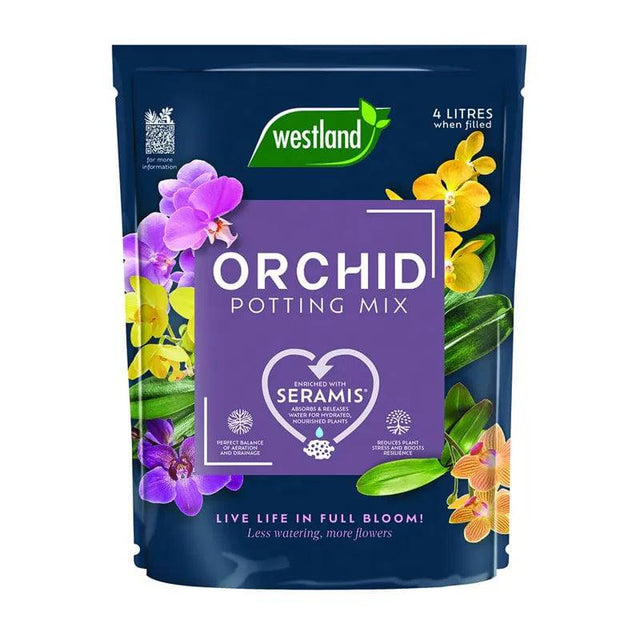 Westland Orchid Potting Mix (Enriched with Seramis) 4L - Mill Race Garden Centre