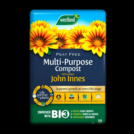 Westland Peat Free Multi Purpose Compost with John Innes 50L - Mill Race Garden Centre