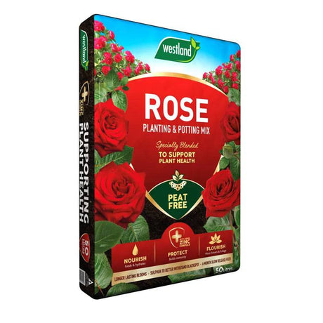 Westland Rose Planting and Potting Peat Free Mix 50L - Mill Race Garden Centre