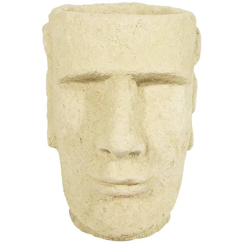 Garden Ornament and Planter Easter Head Small Cream