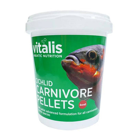 Cichlid Carnivore Pellet 4mm 300g - Mill Race Garden Centre