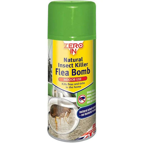 Natural Insect Killer Flea Bomb - 150ml Aerosol - Mill Race Garden Centre