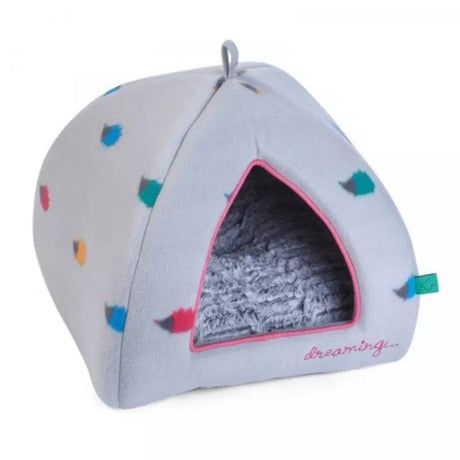 Hoglets Dreaming Cat Igloo - 40 x 40 x 35cm - Mill Race Garden Centre