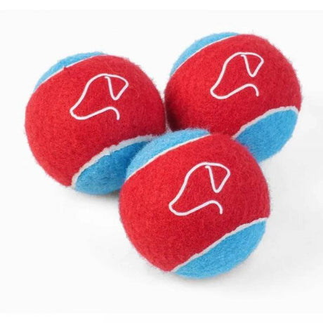 Power Pooch Mini Tennis Balls 5cm - 3 Pack - Mill Race Garden Centre