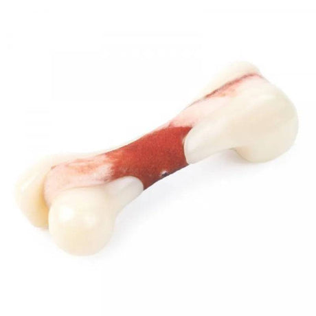 Smart Garden Zoon Beef Flavour Nylon Tuff Bone Chew Toy 10cm - Mill Race Garden Centre