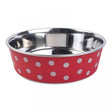 Zoon Bella Red Polka Dog Bowl 21cm - Mill Race Garden Centre